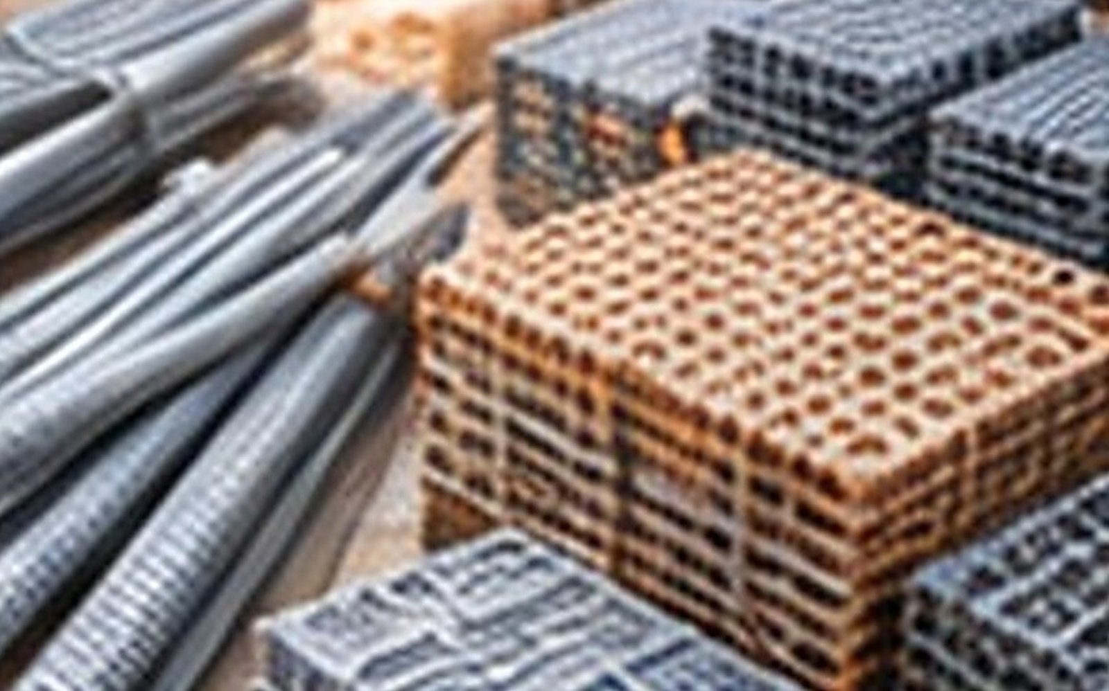 Steel bars and building materials
